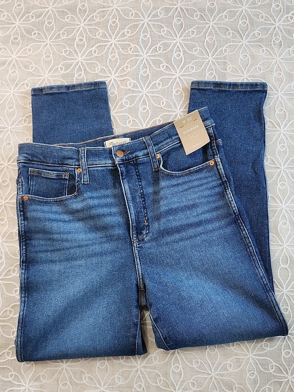 Madewell Stovepipe Jeans Size 30